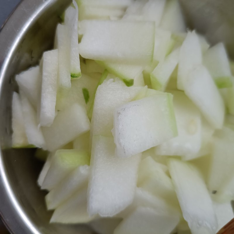 Steps for Cooking Winter Melon and Dried Shrimp Soup