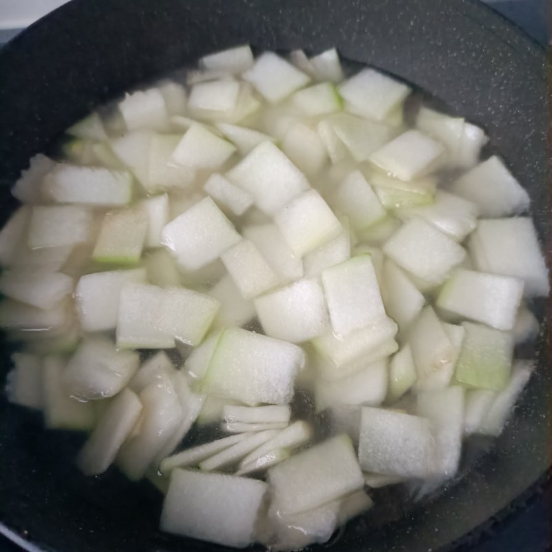 Steps for Cooking Winter Melon and Dried Shrimp Soup