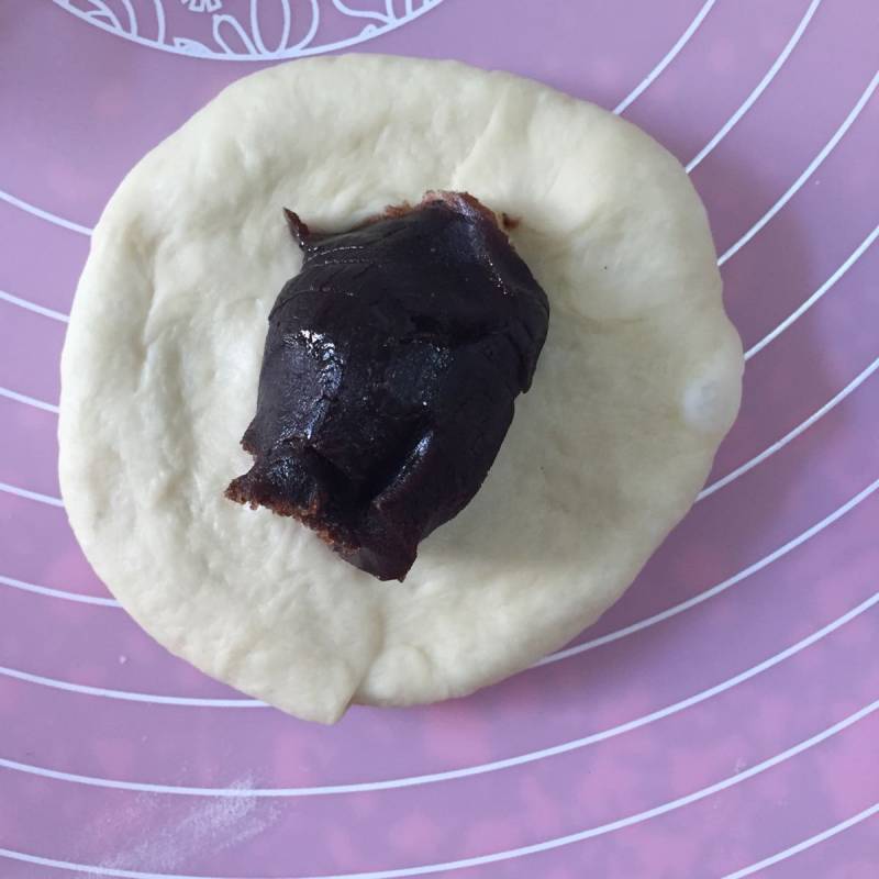 Steps for Making Red Bean Flower Bread