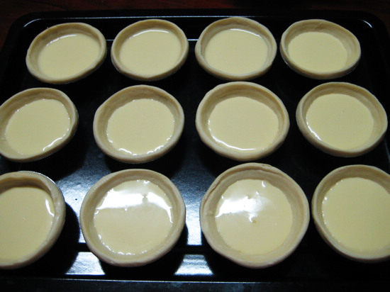 Steps for Making Portuguese Egg Tarts (Pastry Version)