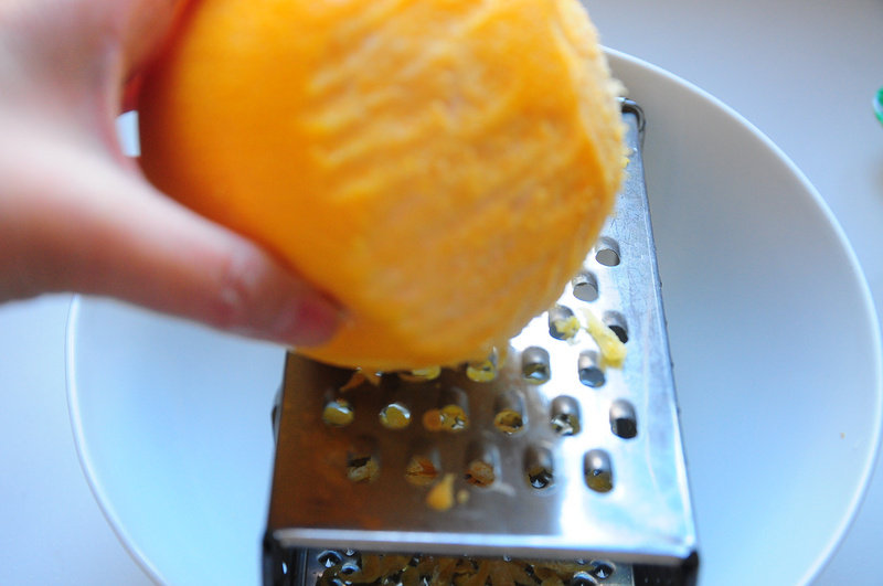 Steps for Making Blueberry Orange Yam