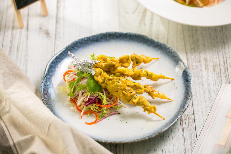 Malaysian Satay Chicken Skewers