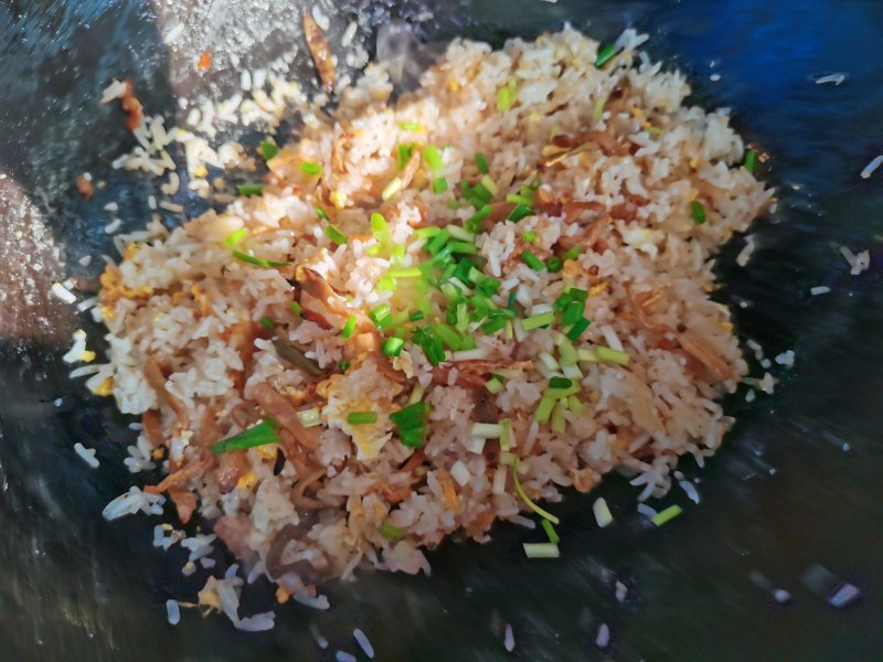 Steps for Making Radish Dry Egg Fried Rice