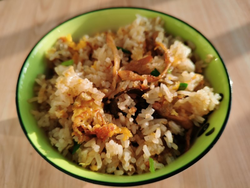 Radish Dry Egg Fried Rice