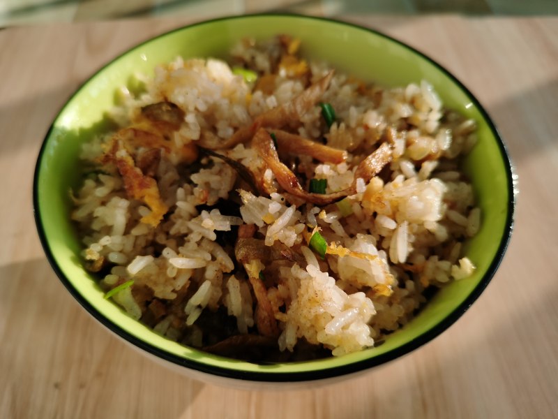 Radish Dry Egg Fried Rice