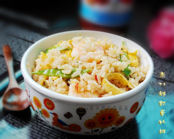 Thai-style Shrimp and Egg Fried Rice