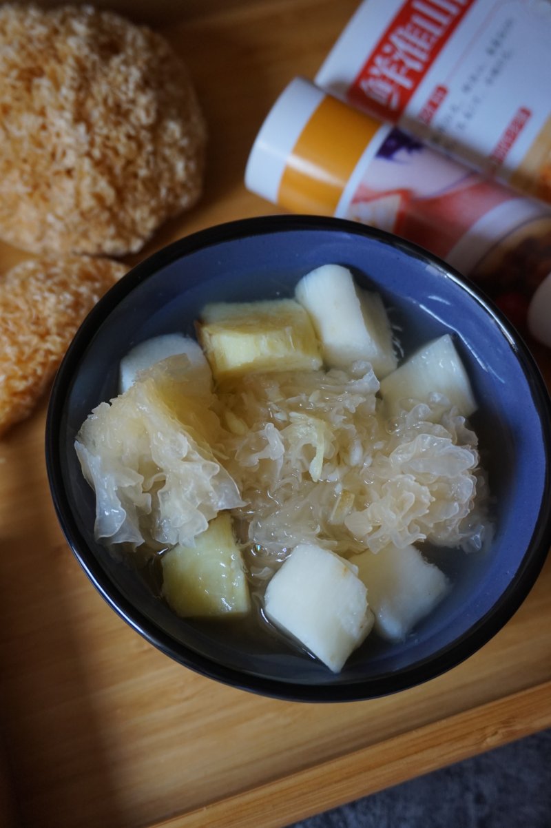 Fresh Chinese Yam and Sweet Potato Sweet Soup