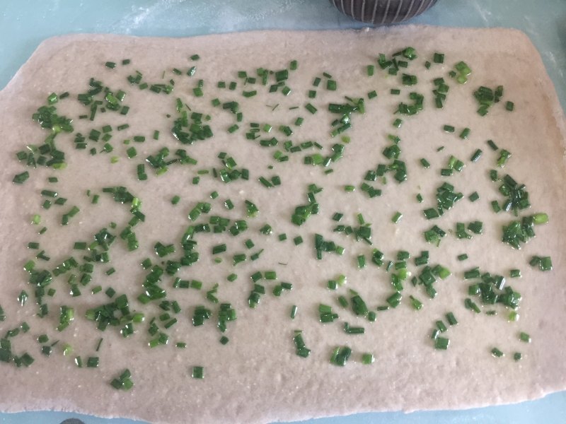 Steps for making Scallion Whole Wheat Rolls