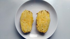 Steps for Making Cheese Baked Sweet Potato