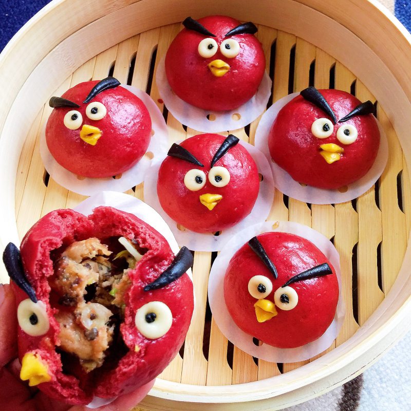 Angry Birds Meat Buns