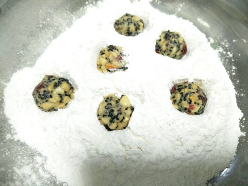 Homemade Glutinous Rice Balls (Cheese Cranberry Version) Step by Step