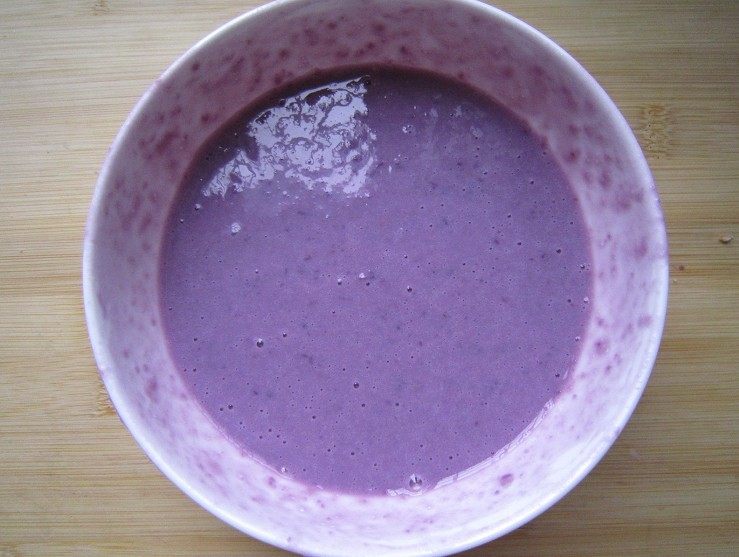 Steps to Make Purple Sweet Potato Mousse