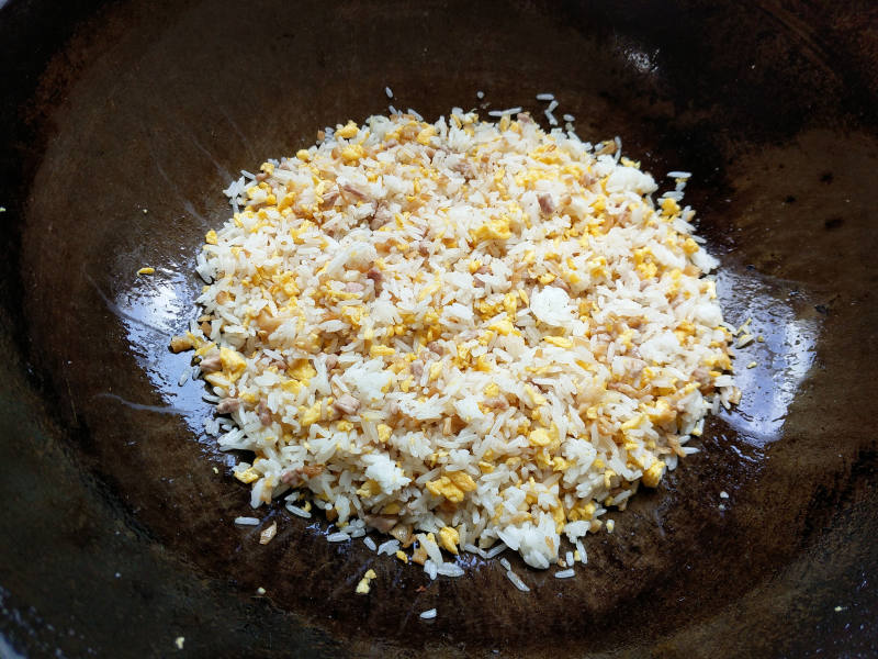 Steps to Make Radish Dry Egg Fried Rice