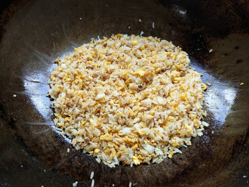 Steps to Make Radish Dry Egg Fried Rice