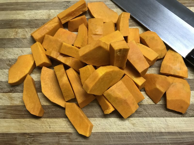 Steps for Making Pumpkin Mousse Bear