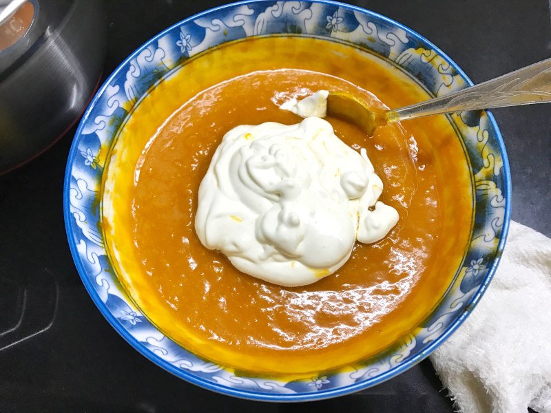 Steps for Making Pumpkin Mousse Bear