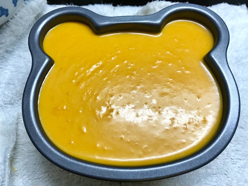 Steps for Making Pumpkin Mousse Bear