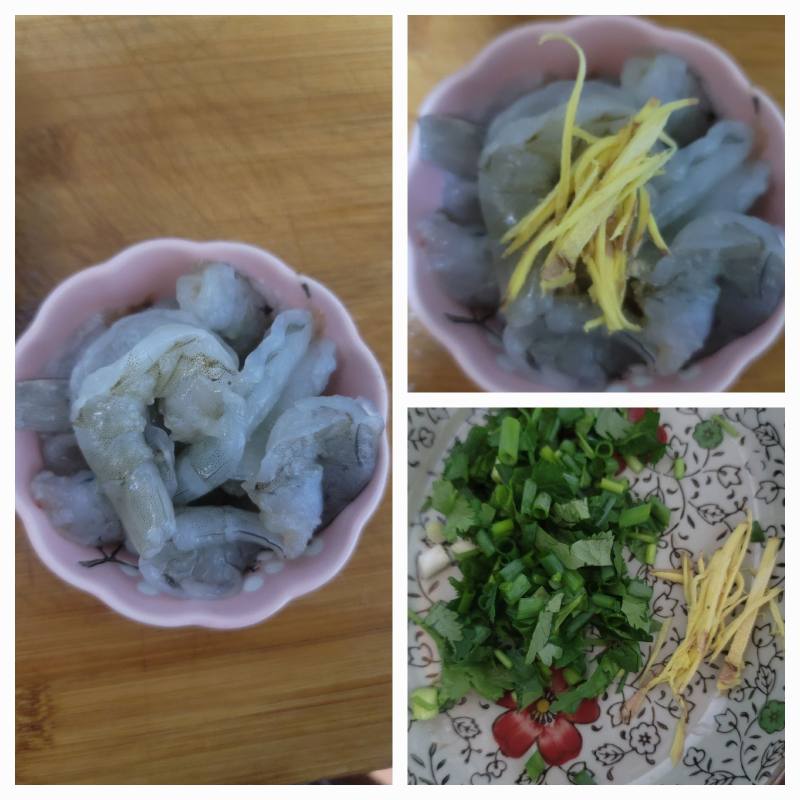 Steps to Make Pea Carrot Shrimp Congee