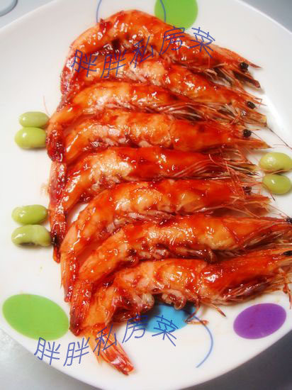 Japanese Style Teriyaki Grilled Shrimp