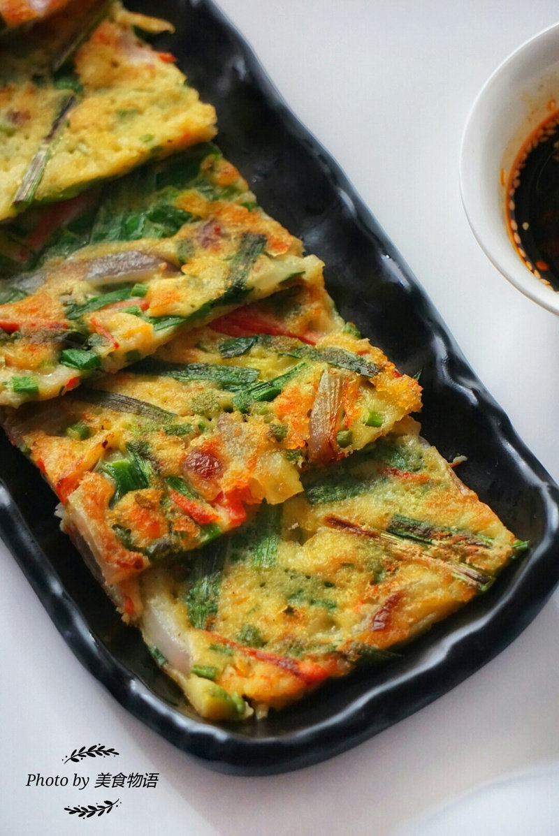 Korean Pine Nut Shrimp Pancake