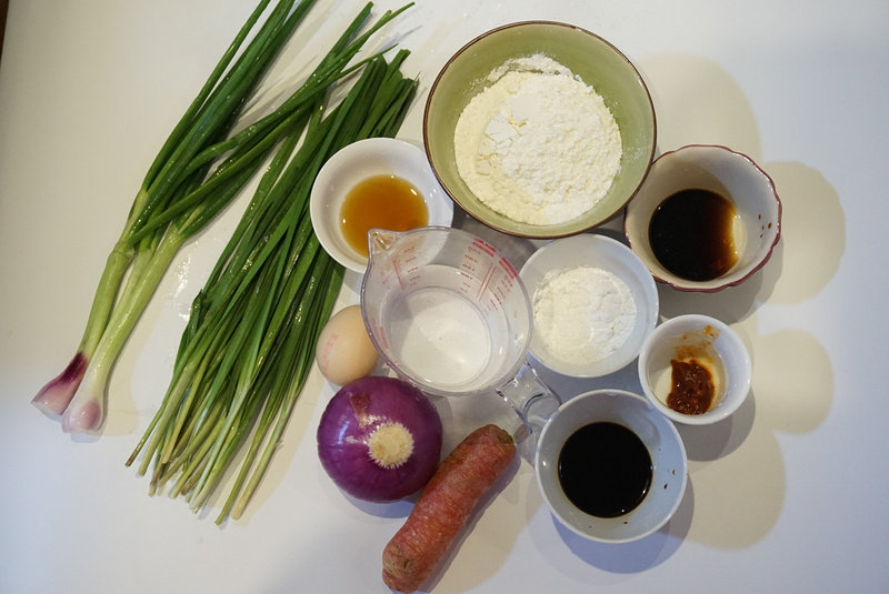 Steps for making Korean Pine Nut Shrimp Pancake