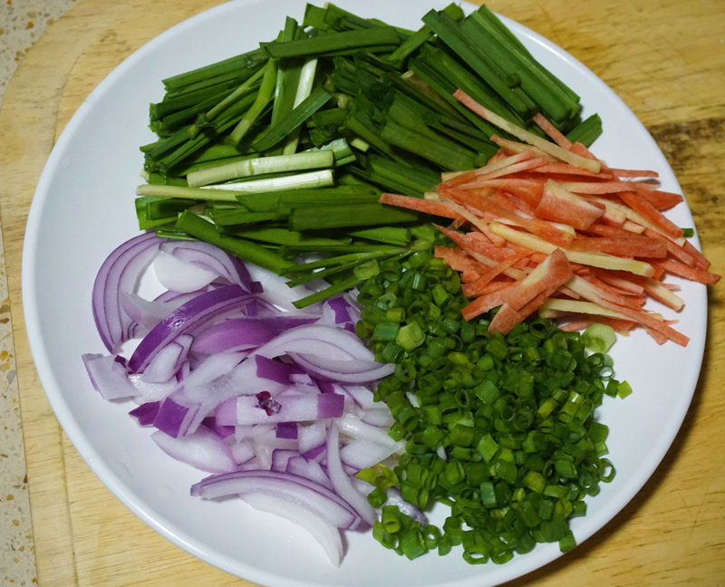 Steps for making Korean Pine Nut Shrimp Pancake