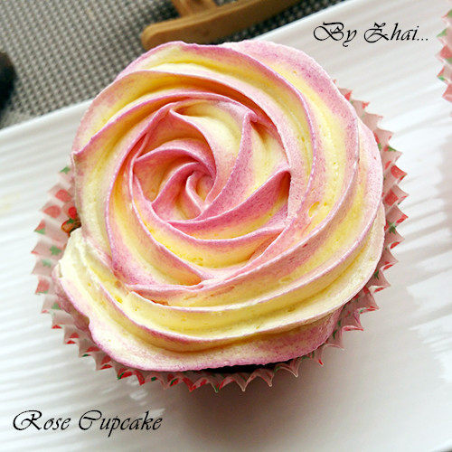 Steps to Make Rose Cupcake