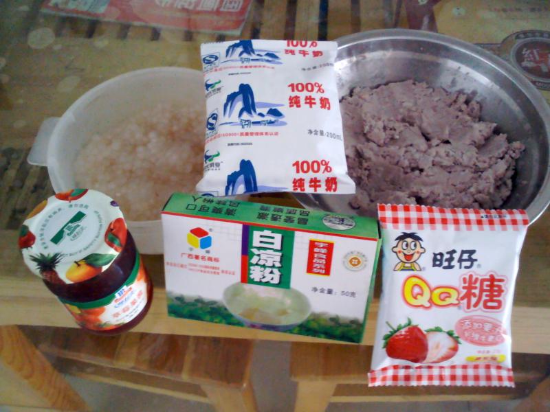 Taro Sago Pudding Making Steps