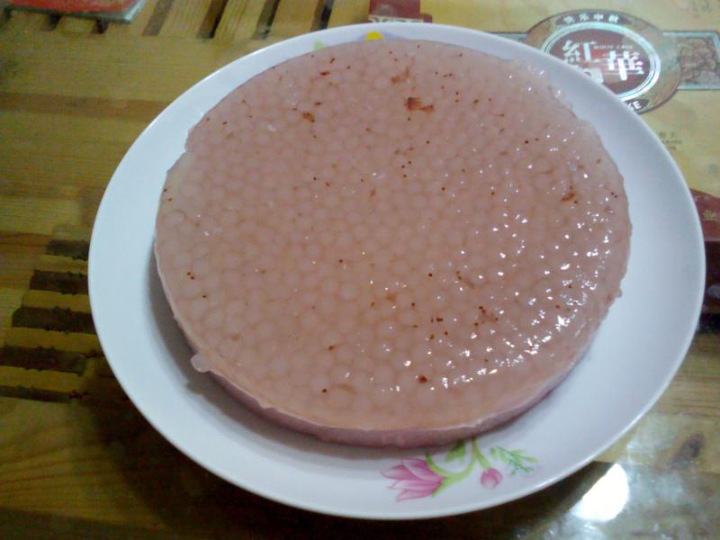 Taro Sago Pudding Making Steps