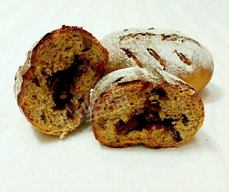 Red Sugar Nut Soft European Bread Making Steps