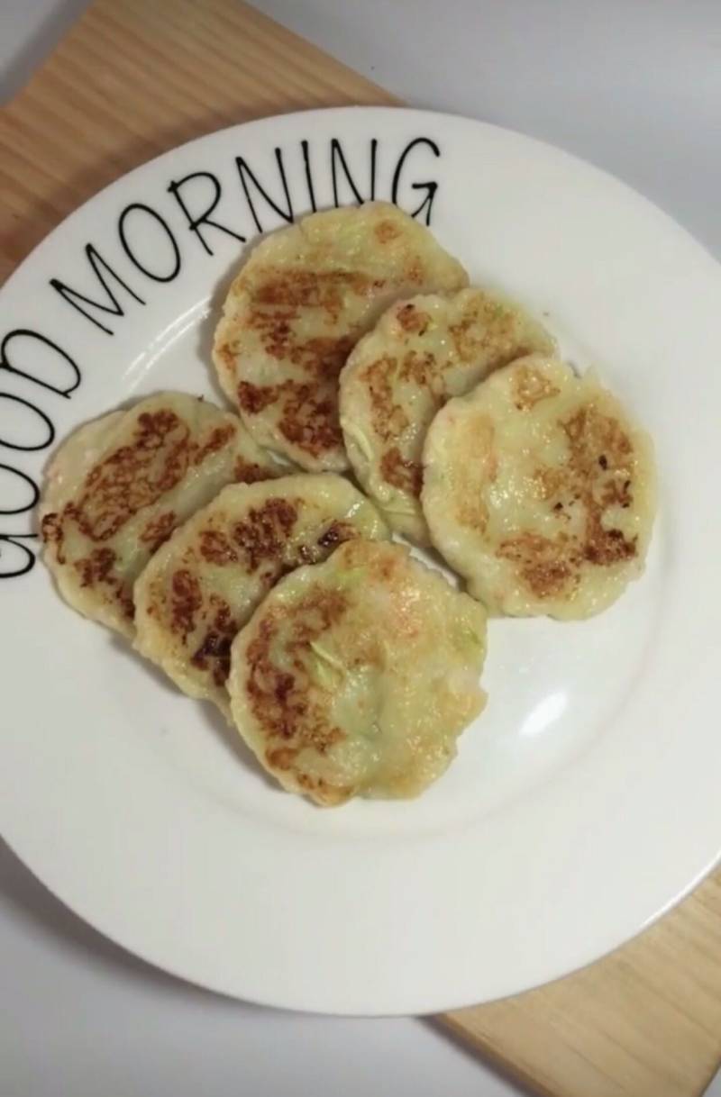 Zucchini Rice Flour Soft Pancake Making Steps