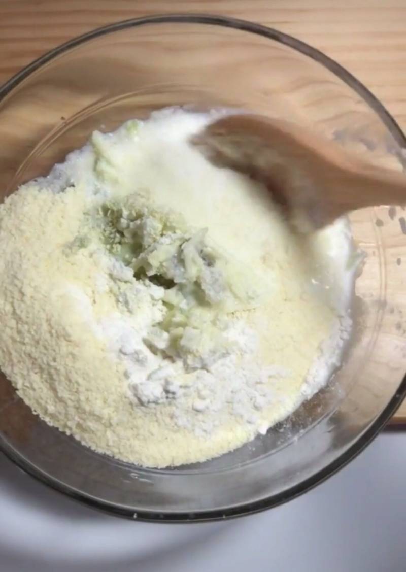 Zucchini Rice Flour Soft Pancake Making Steps