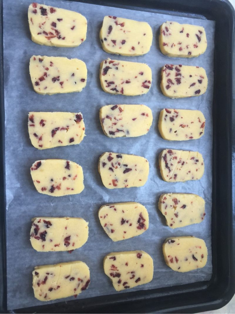 #Baby# Cranberry Cookies Making Steps