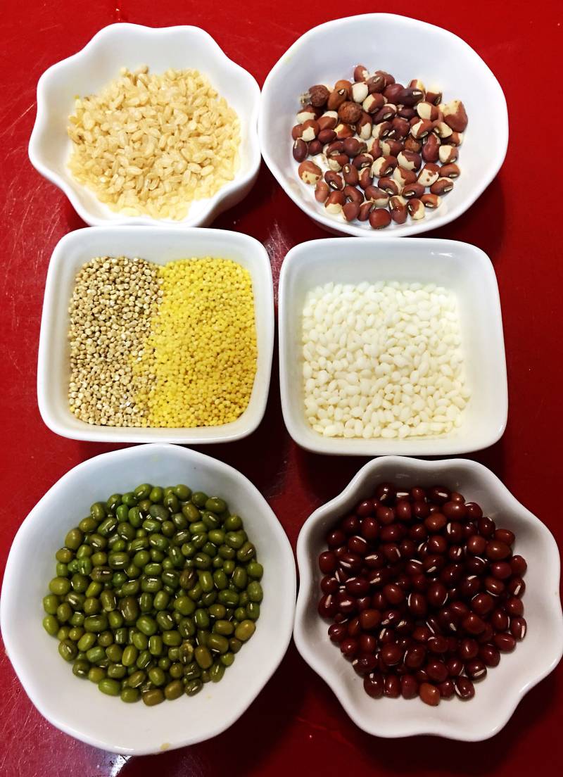 Steps for Making Mixed Grain and Bean Congee