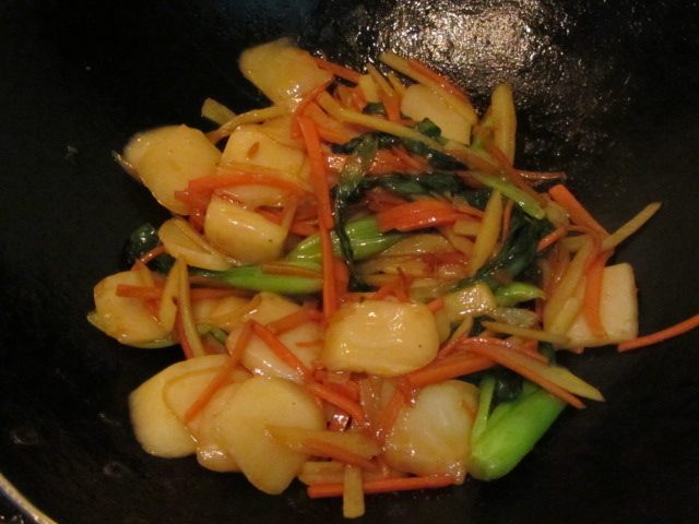 Steps for Making Stir-Fried Rice Cake