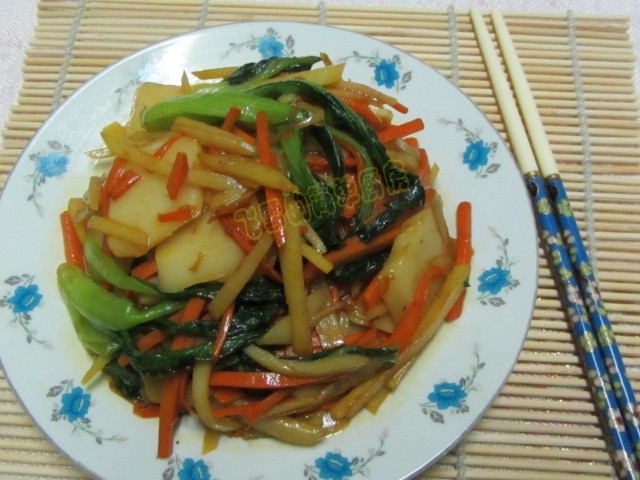 Steps for Making Stir-Fried Rice Cake