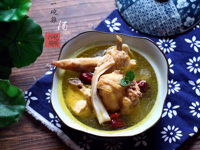 Pork Stomach and Free-Range Chicken Soup