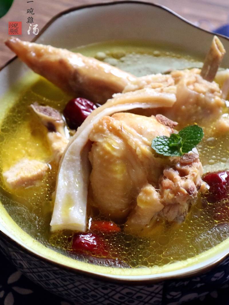 Pork Stomach and Free-Range Chicken Soup