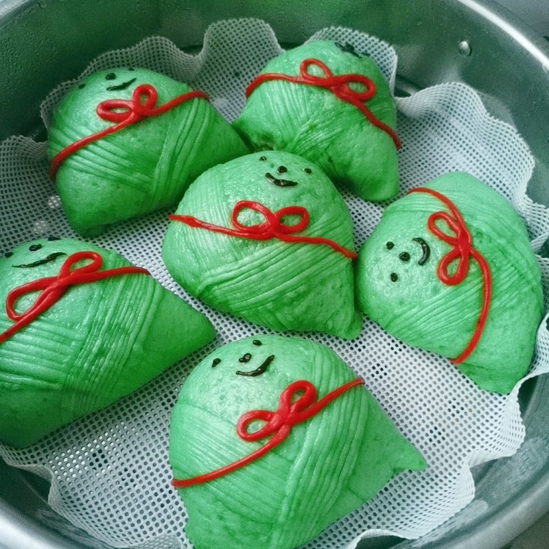 Zongzi Cartoon Buns Making Steps