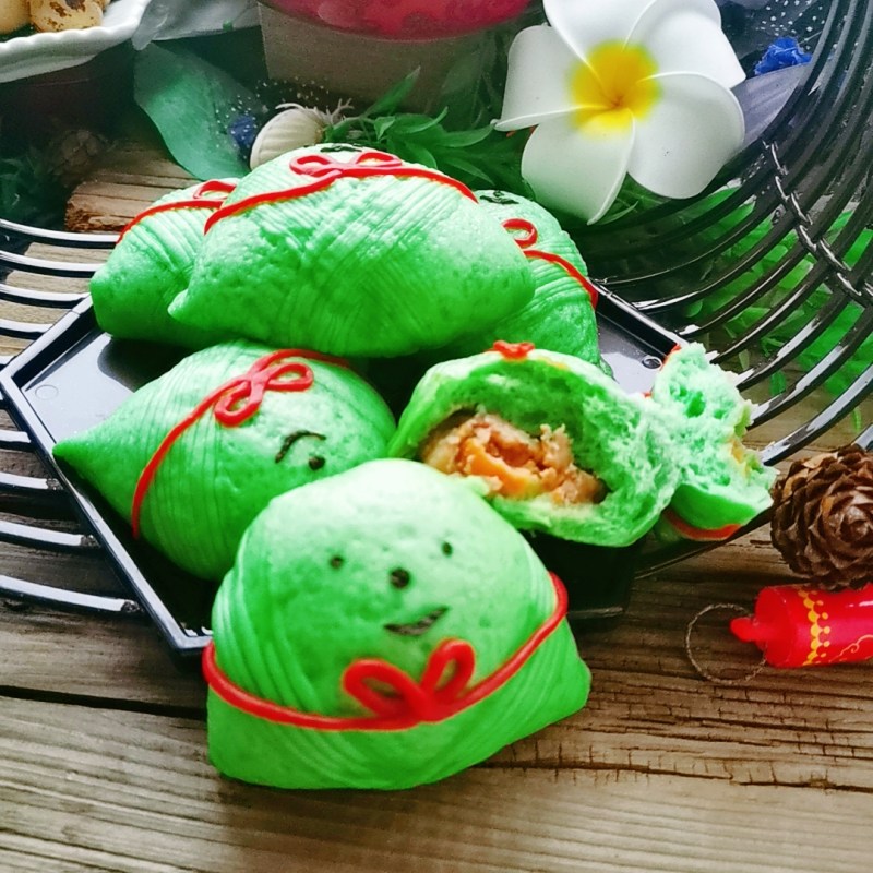 Zongzi Cartoon Buns Making Steps