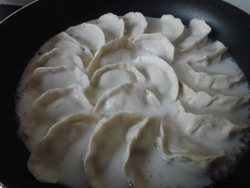 Detailed Steps for Two-in-One: Pork and Celery Pan-Fried Dumplings