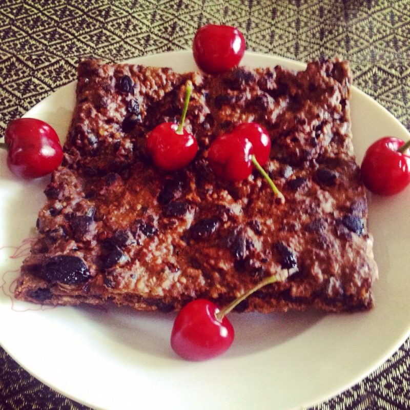 Oil-Free Low-Sugar Mocha Oat Cookies