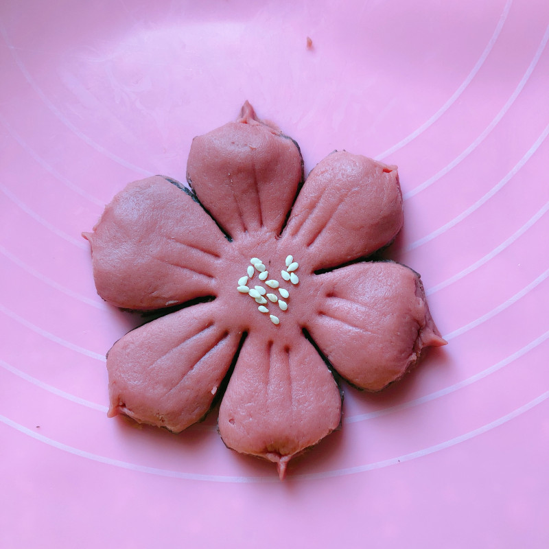 Steps for Making Sakura Pastry