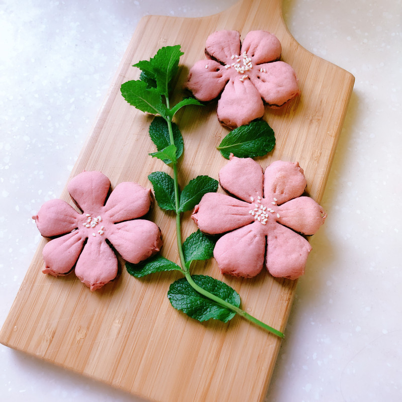 Steps for Making Sakura Pastry