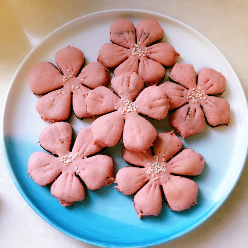 Steps for Making Sakura Pastry