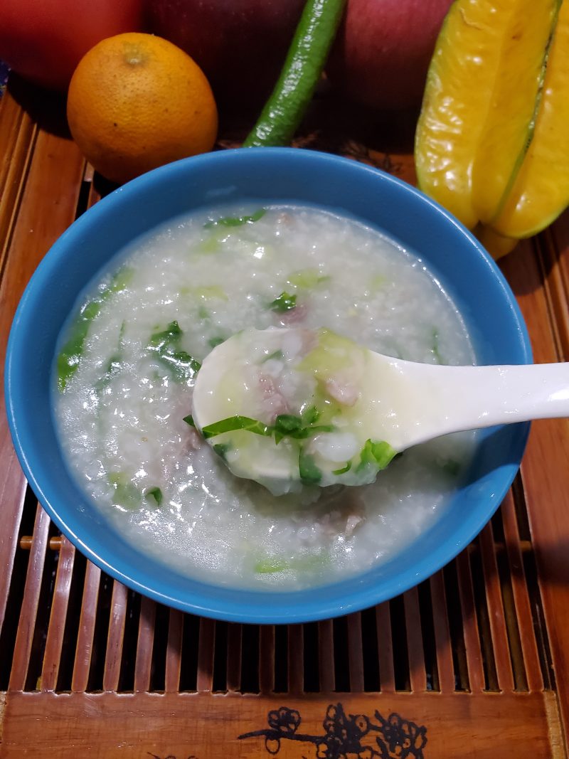 Steps for Making Lean Pork Congee