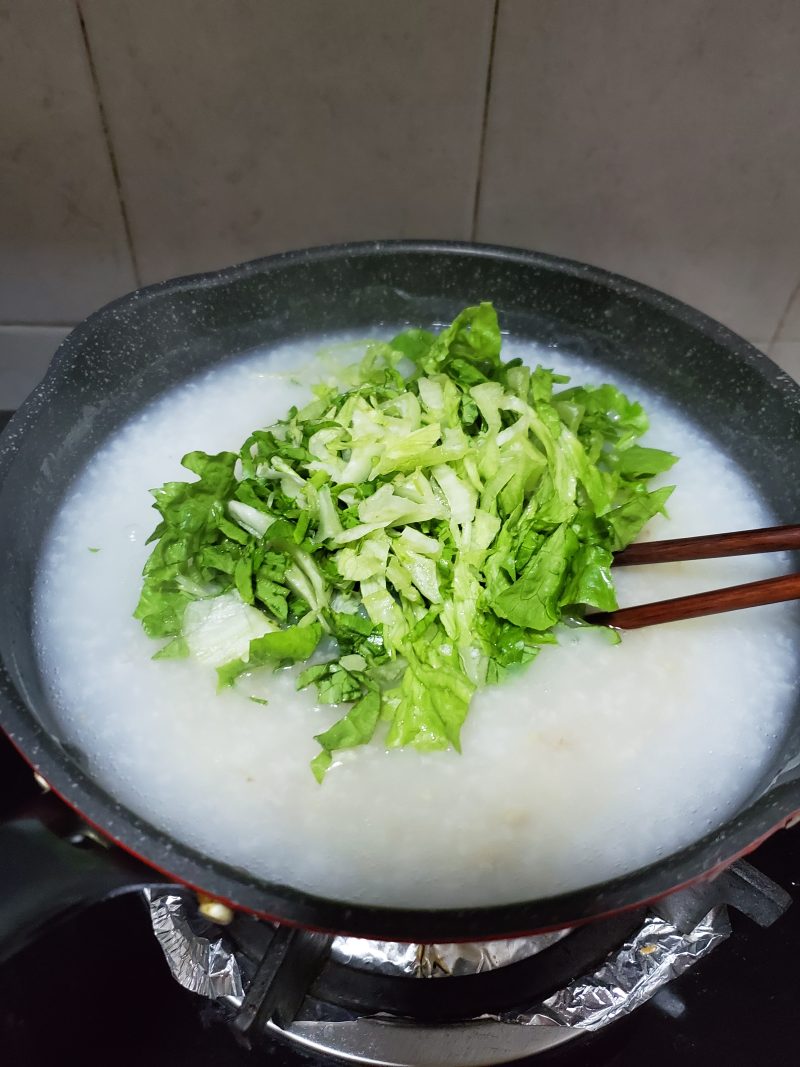 Steps for Making Lean Pork Congee