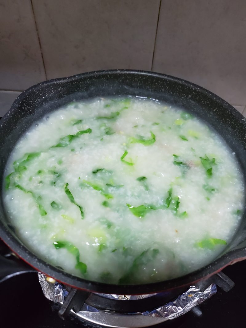 Steps for Making Lean Pork Congee