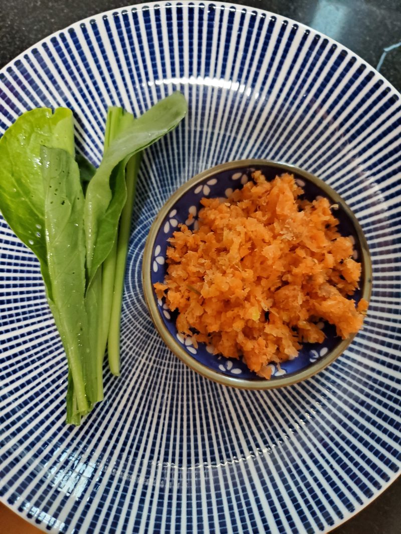 Steps for Making Carrot Congee