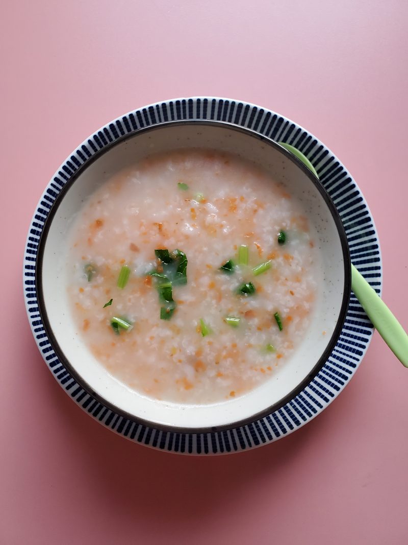 Steps for Making Carrot Congee